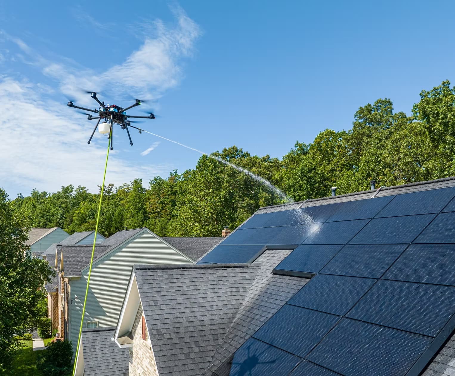 Modern glass facade building